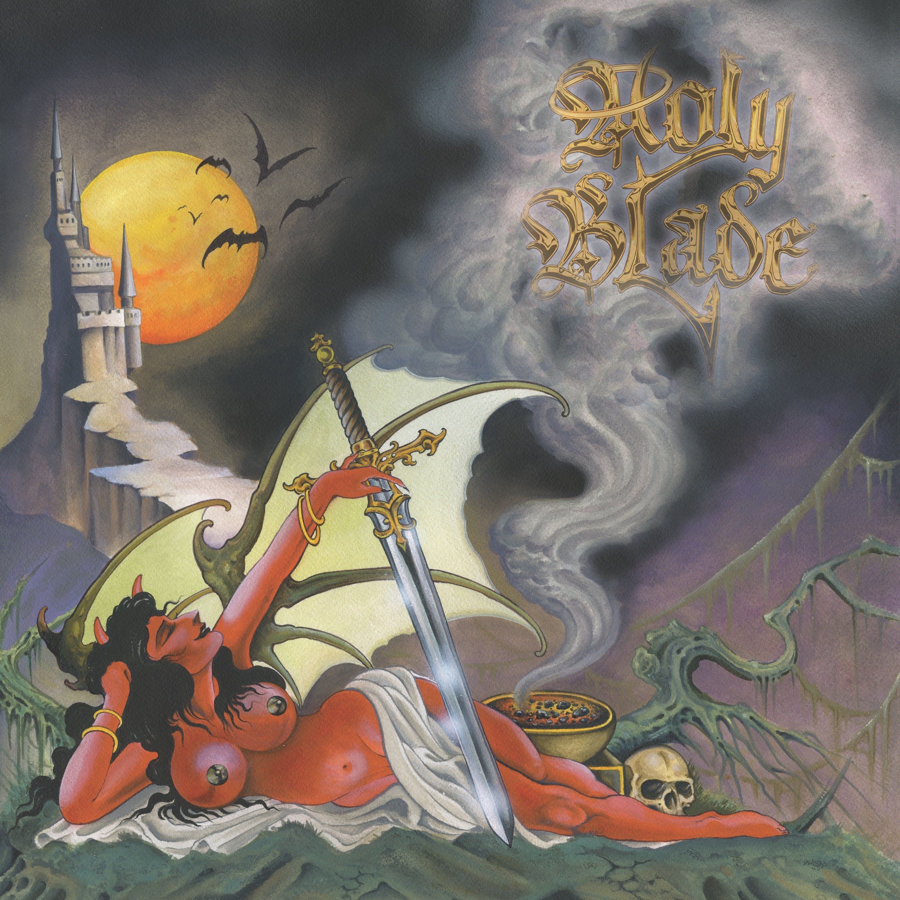 closed-casket-holy-blade-vinyle-lp-purple-orange-splatter image 1