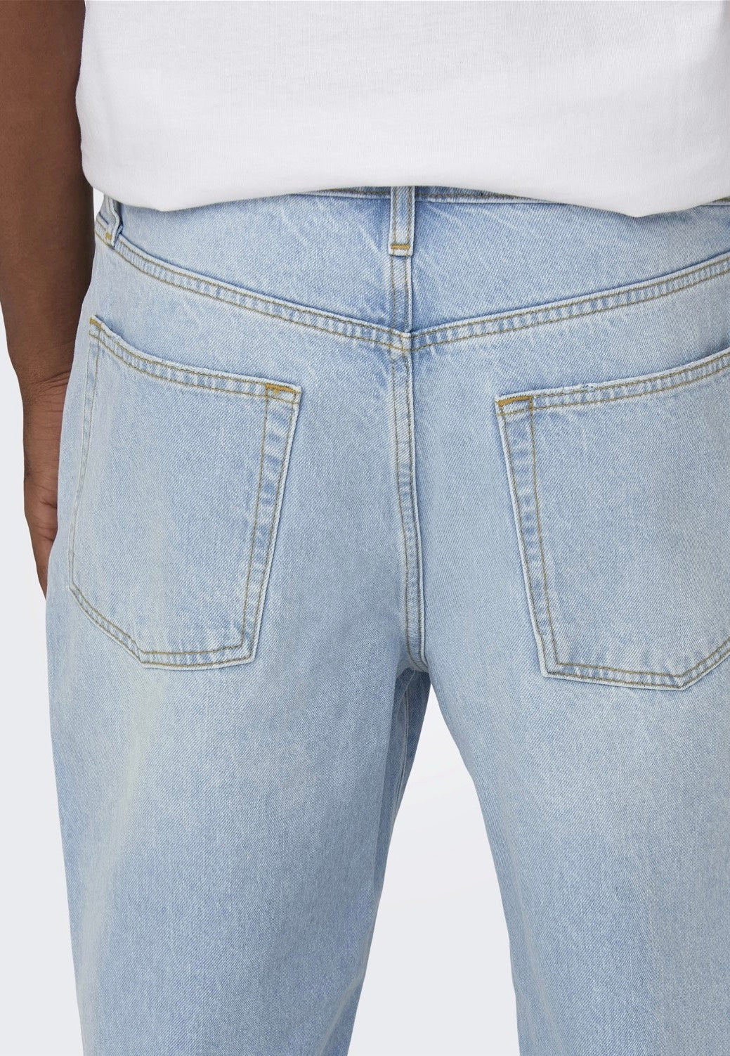 only-sons-fade-loose-one-jean-light-blue-denim-homme image 4