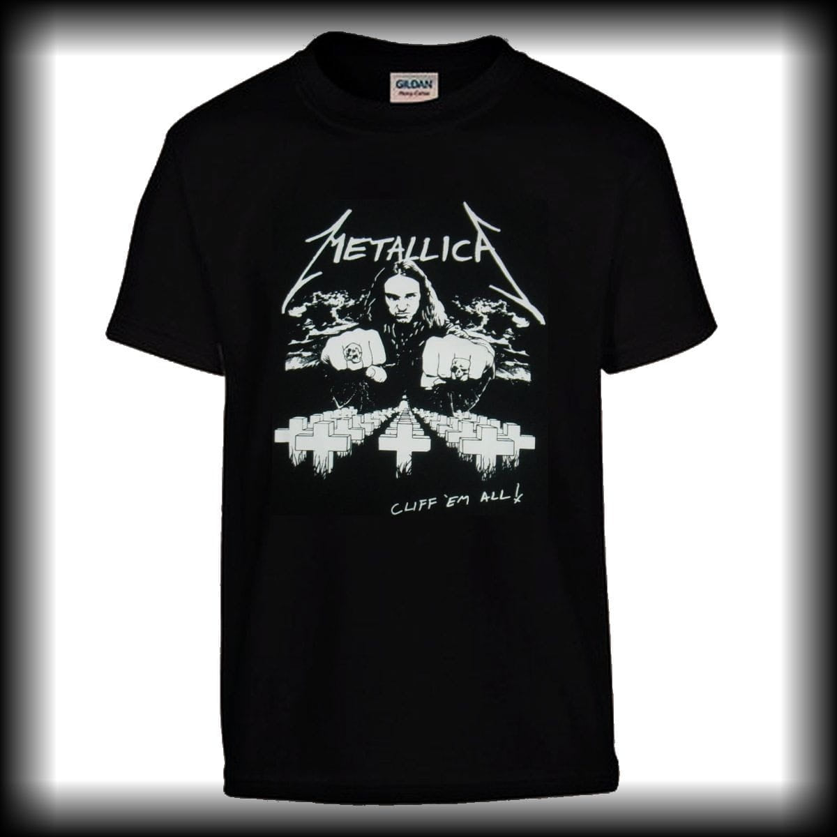 metallica-cliff-em-all-t-shirt-taille-m-coton-gildan image 1