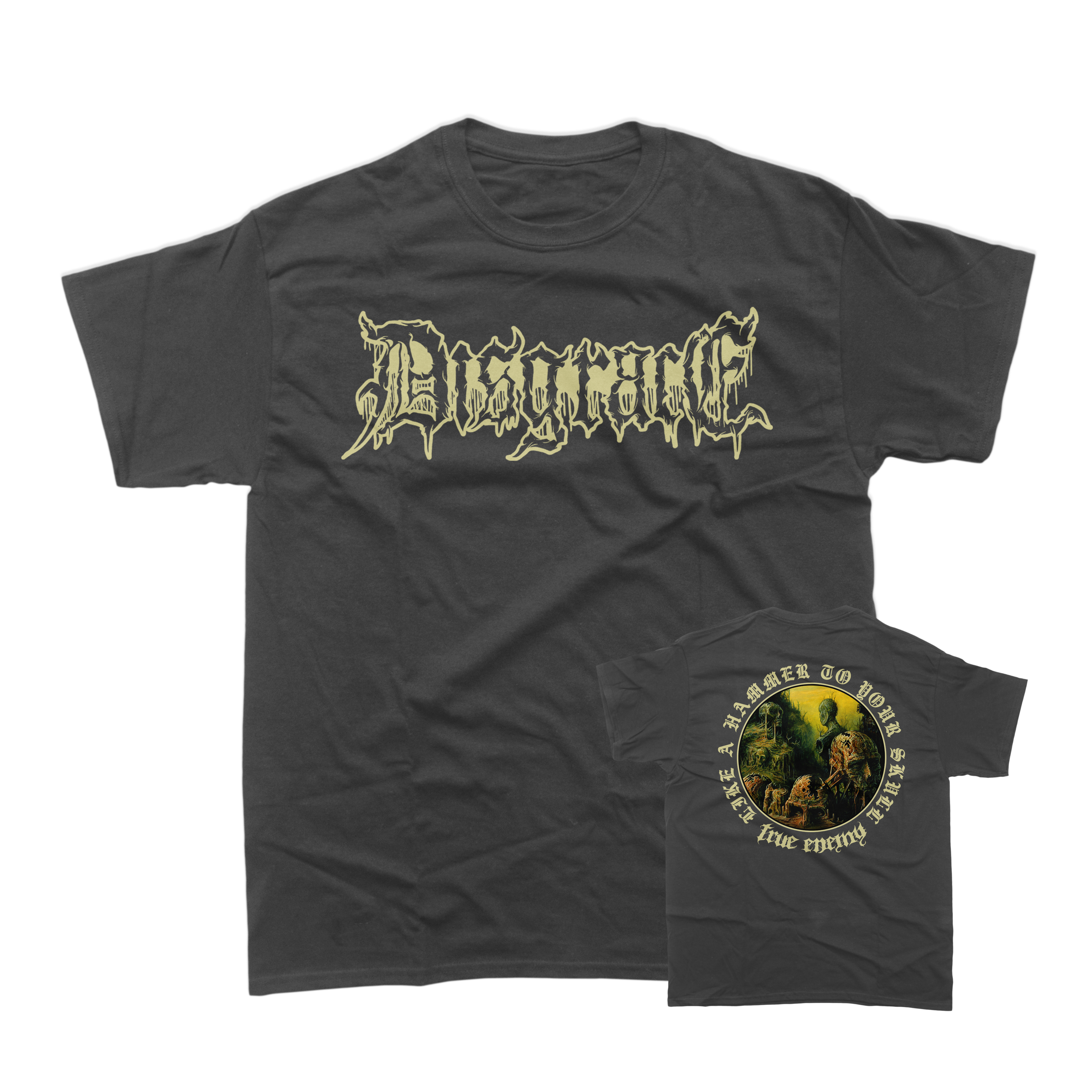 closed-casket-activities-disgrace-true-enemy-t-shirt-noir-l image 1