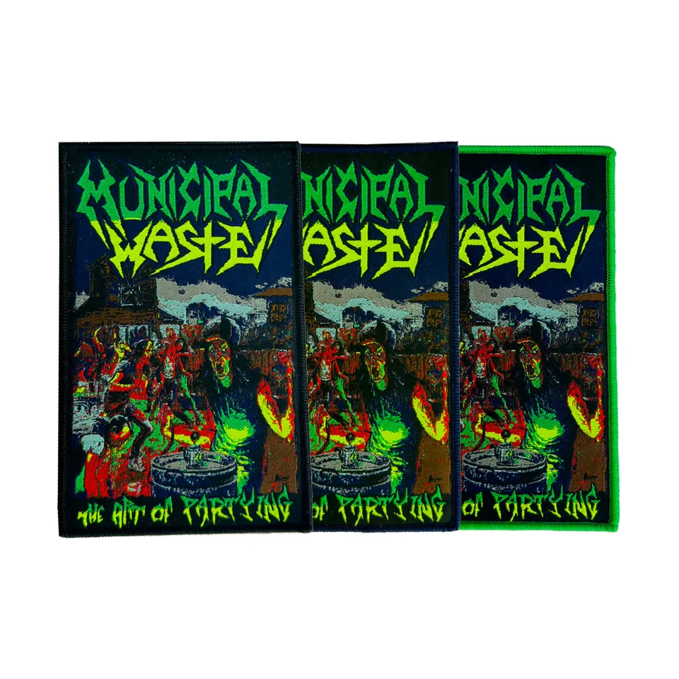 municipal-waste-the-art-of-partying-patch-tiss-bordure-noire image 1