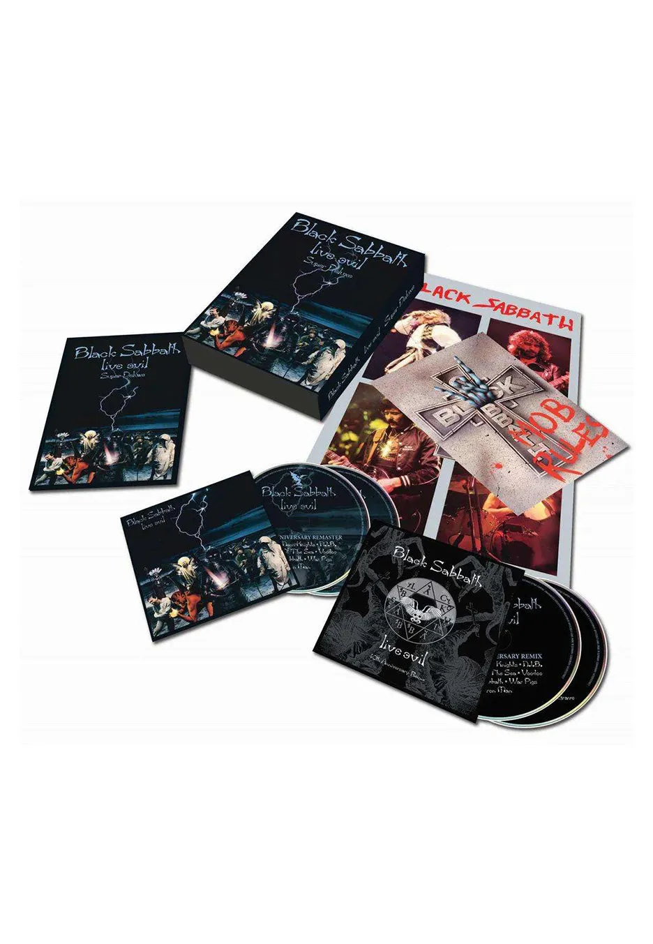 black-sabbath-live-evil-40th-coffret-4-cd-deluxe image 1