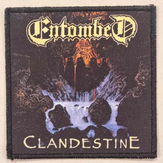 entombed-clandestine-patch-cusson-death-metal-coudre image 1