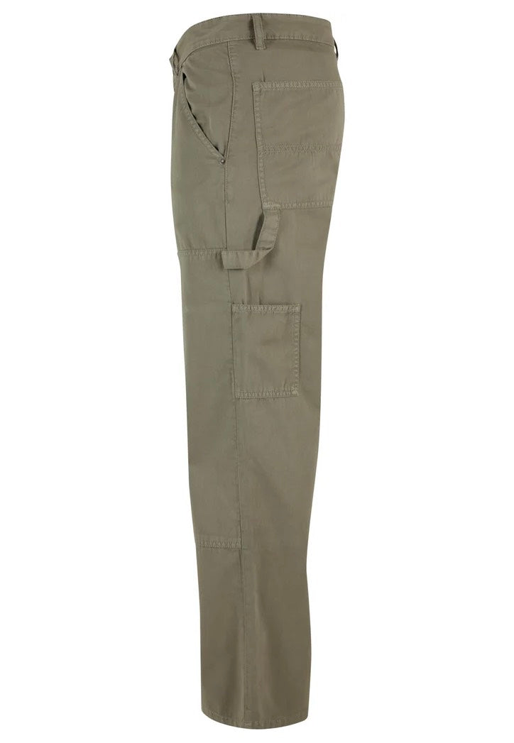 urban-classics-twill-double-knee-pantalon-vert image 8