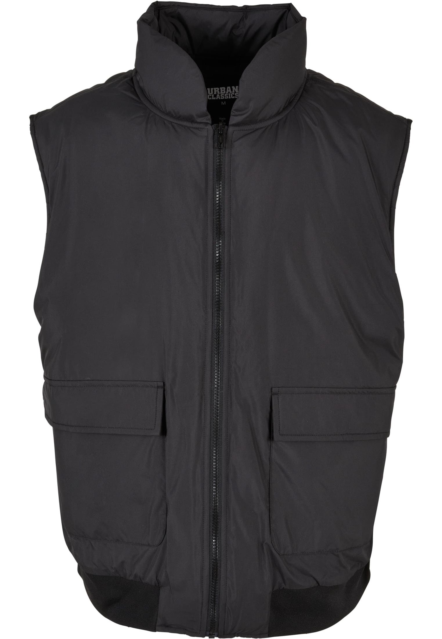 urban-classics-clean-puffer-gilet-noir-streetwear image 7