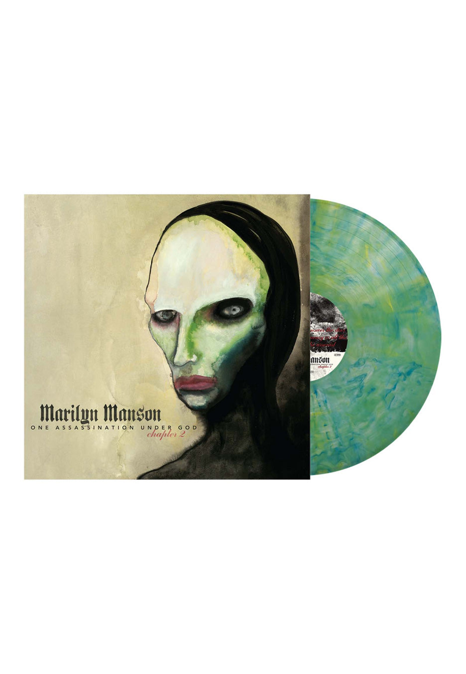 marilyn-manson-one-assassination-vinyle-vert-bleu-marbr image 1