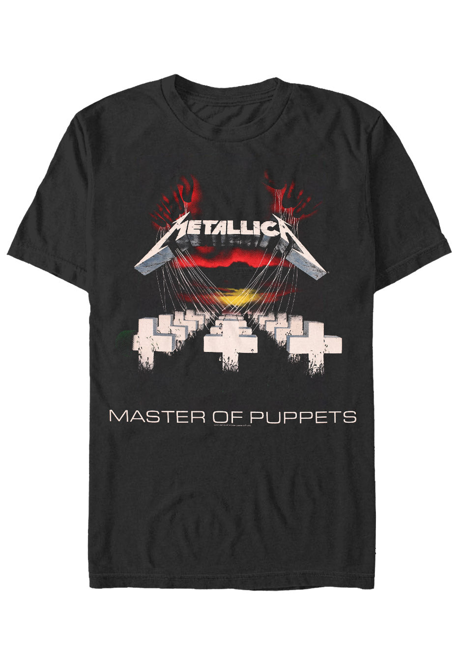 metallica-master-of-puppets-t-shirt-charcoal-gris image 1