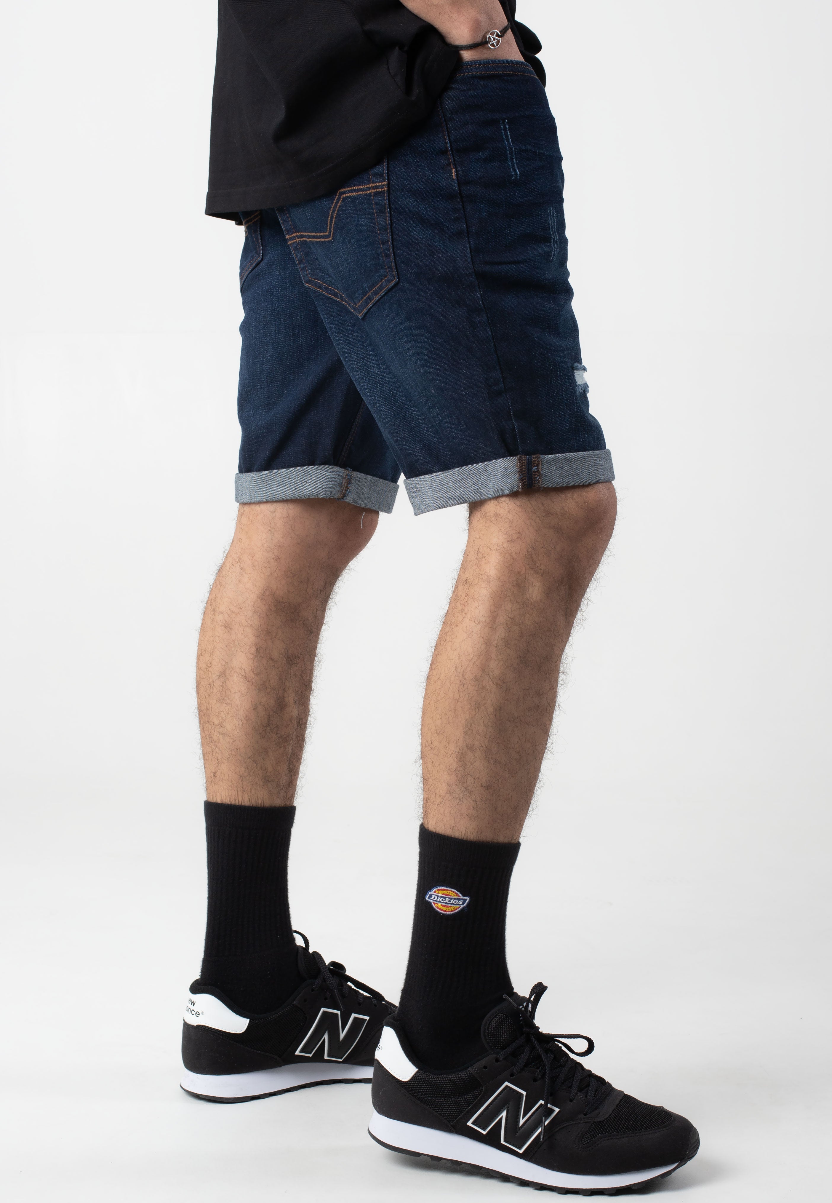 indicode-kaden-holes-blue-short-jean-bleu-m-xxl image 5
