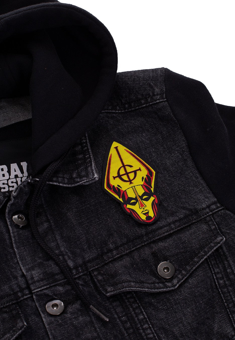 ghost-papa-head-patch-cusson-noir-taille-unique image 2