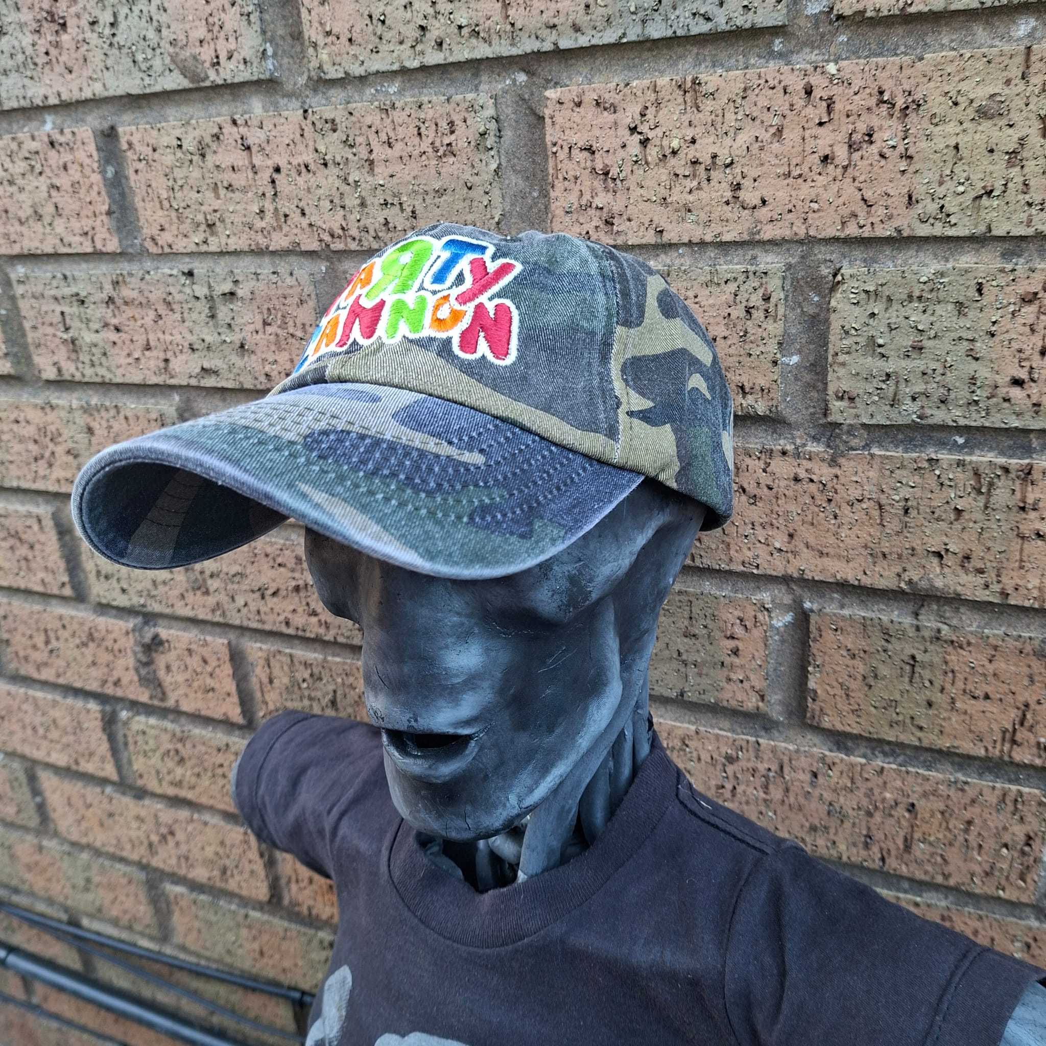 party-cannon-glow-in-the-dark-casquette-dad-camo-vert image 4