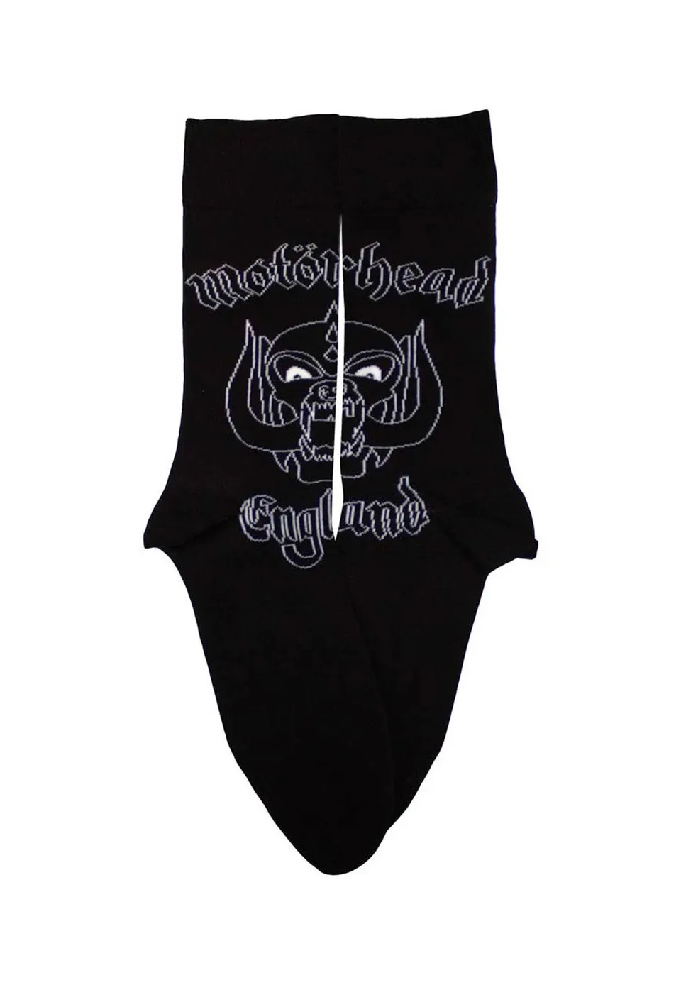 mot-rhead-england-chaussettes-noires-coton-taille-unique image 1