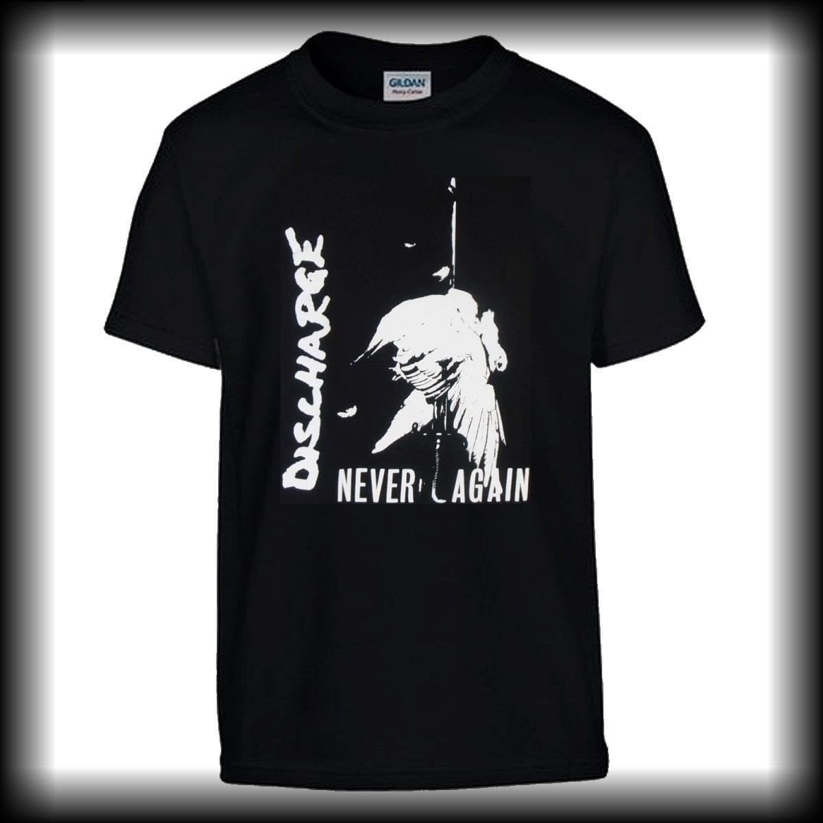 discharge-never-again-t-shirt-punk-coton-taille-l image 1