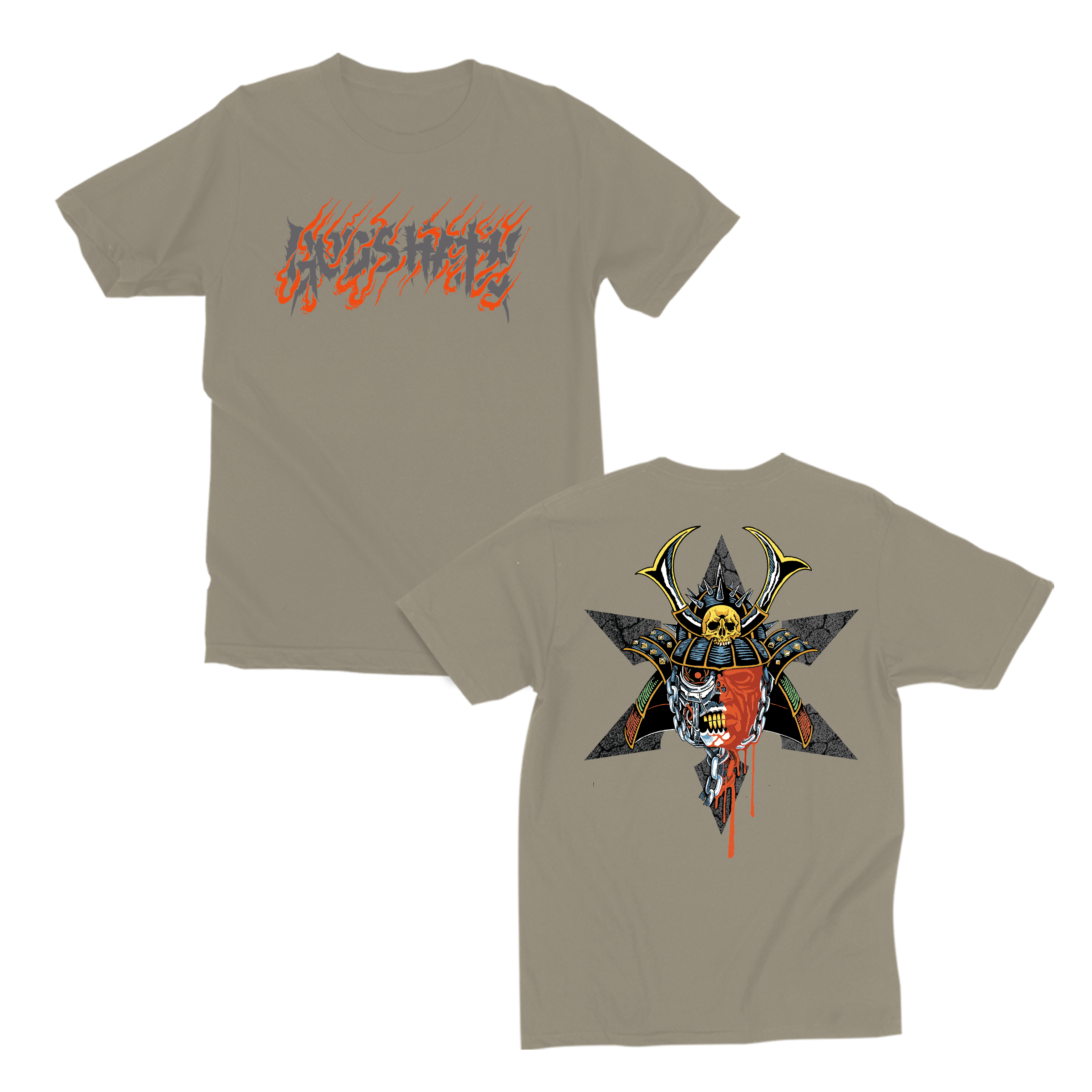 closed-casket-activities-god-s-hate-shuriken-t-shirt-coton image 1