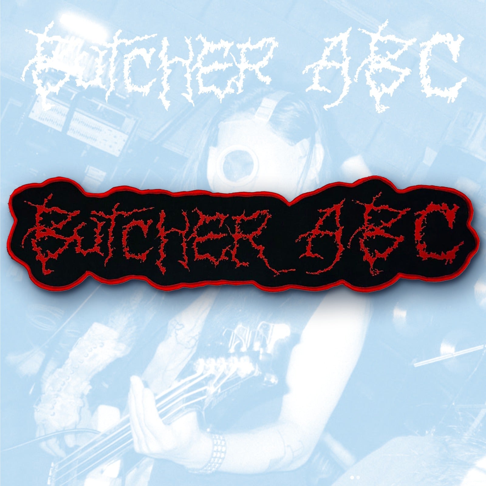 butcher-abc-logo-patch-tiss-oversize-bordure-noire image 4