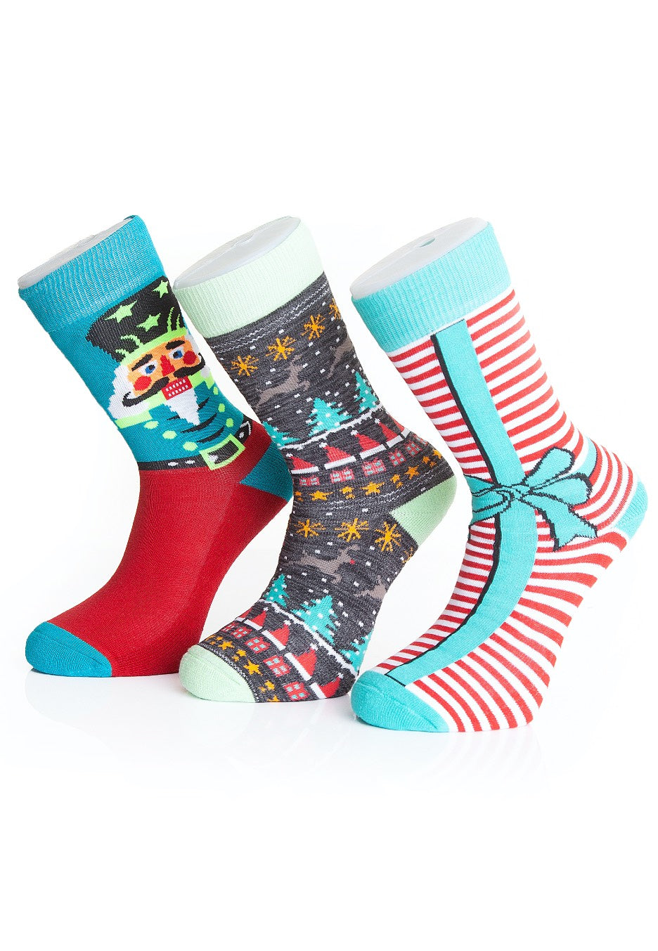 urban-classics-nutcracker-3-pack-chaussettes-taille-s-multicolore image 1