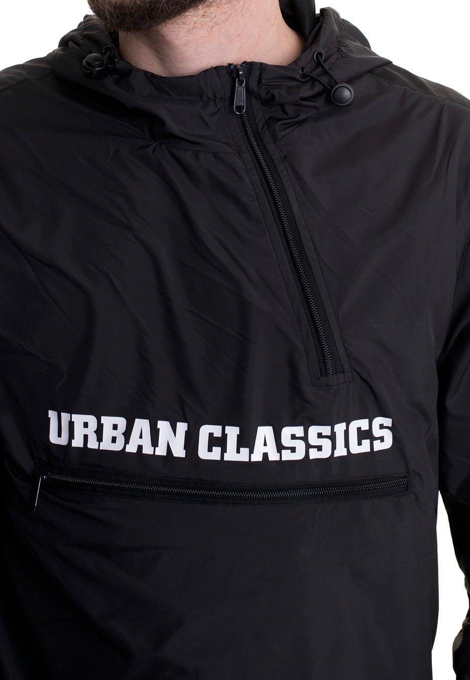 urban-classics-commuter-pull-over-veste-noire-homme image 4