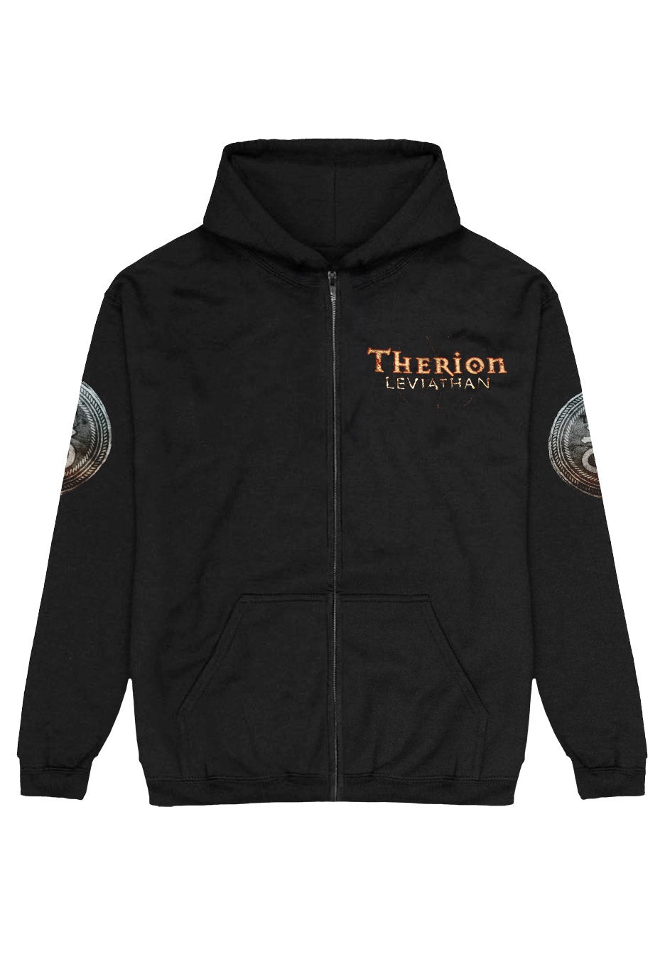 therion-leviathan-sweat-zipp-noir-capuche image 1