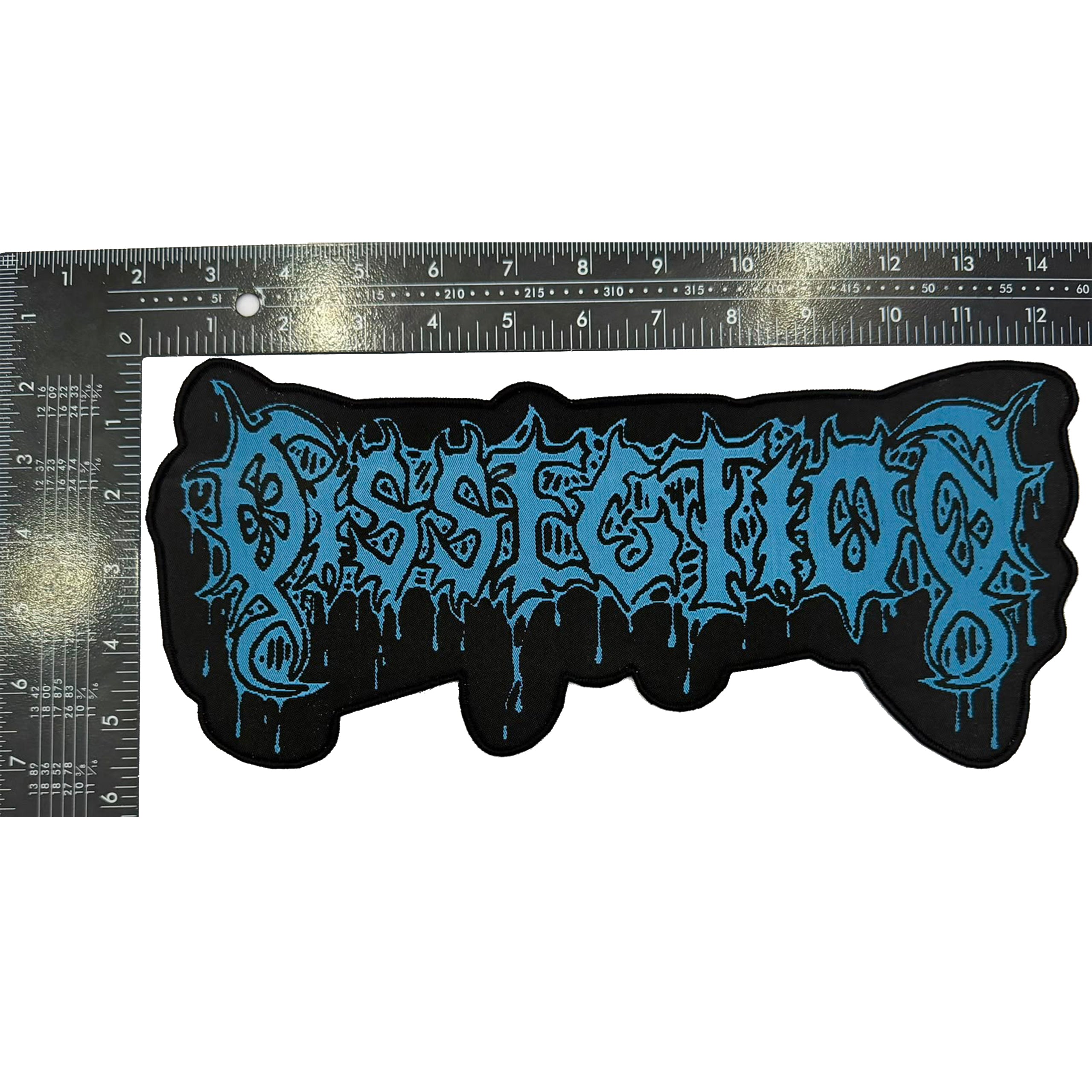 dissection-logo-patch-tiss-oversize-bordure-noire image 3