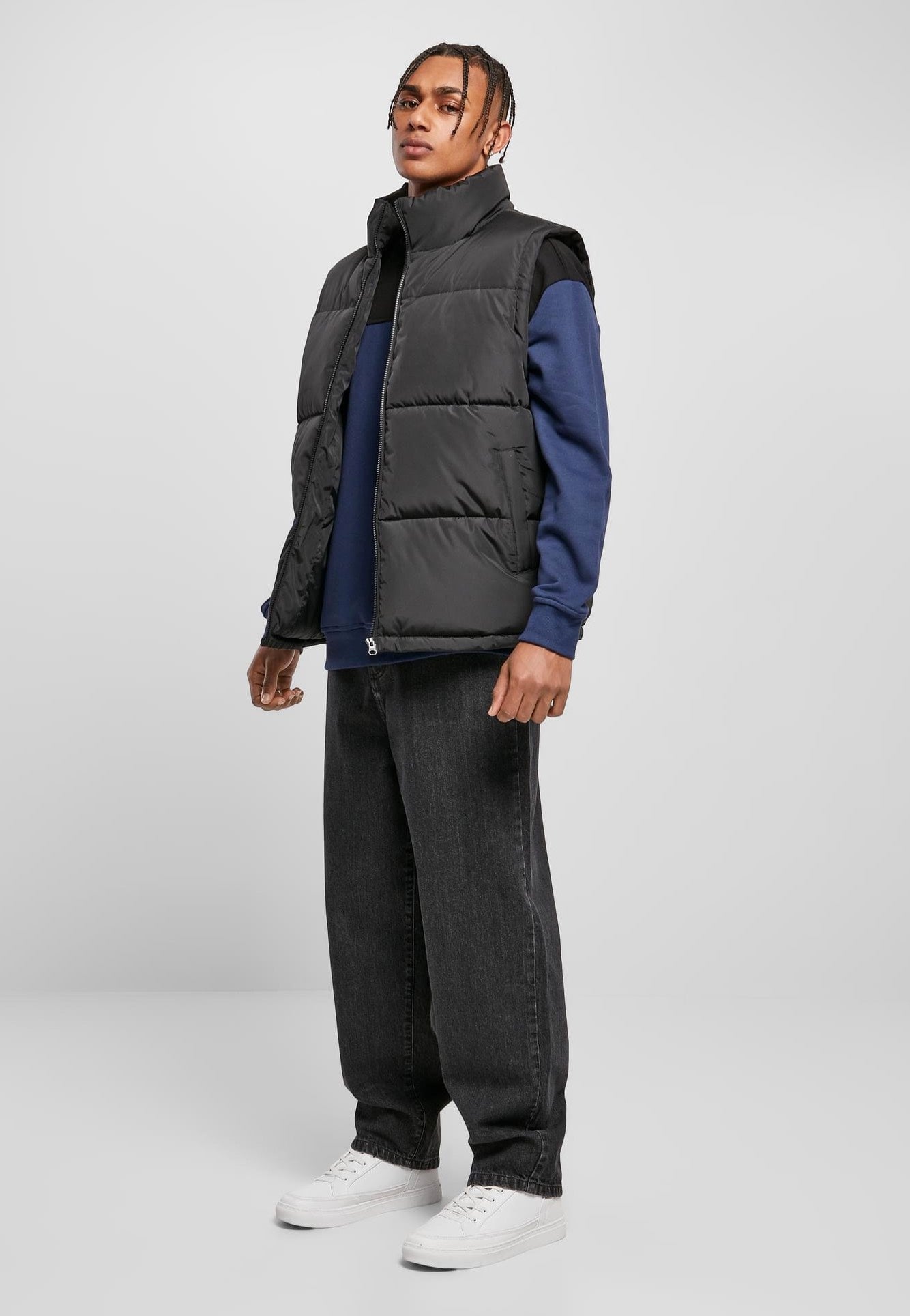 urban-classics-block-puffer-gilet-noir-homme image 5