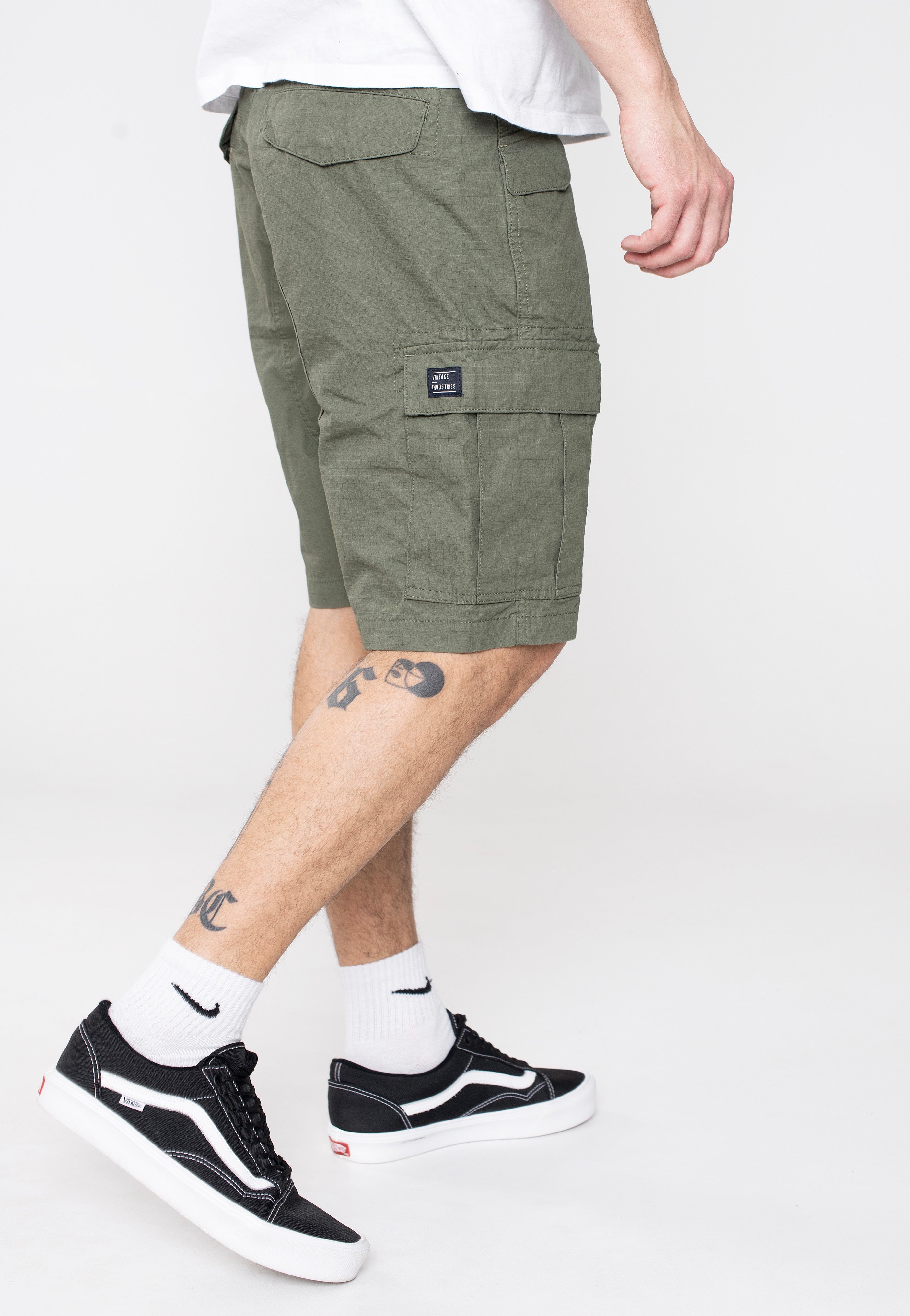 vintage-industries-anderson-short-cargo-olive image 3
