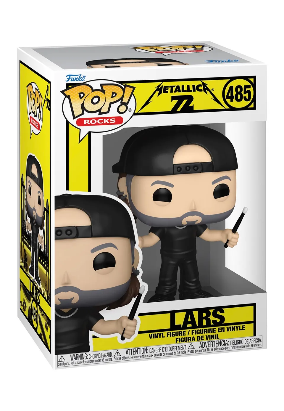 metallica-lars-72s-funko-pop-figurine-thrash-metal image 1
