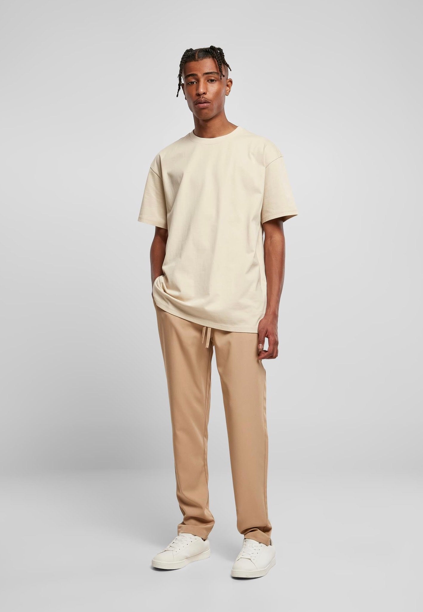 urban-classics-heavy-t-shirt-oversized-beige-softseagrass image 1