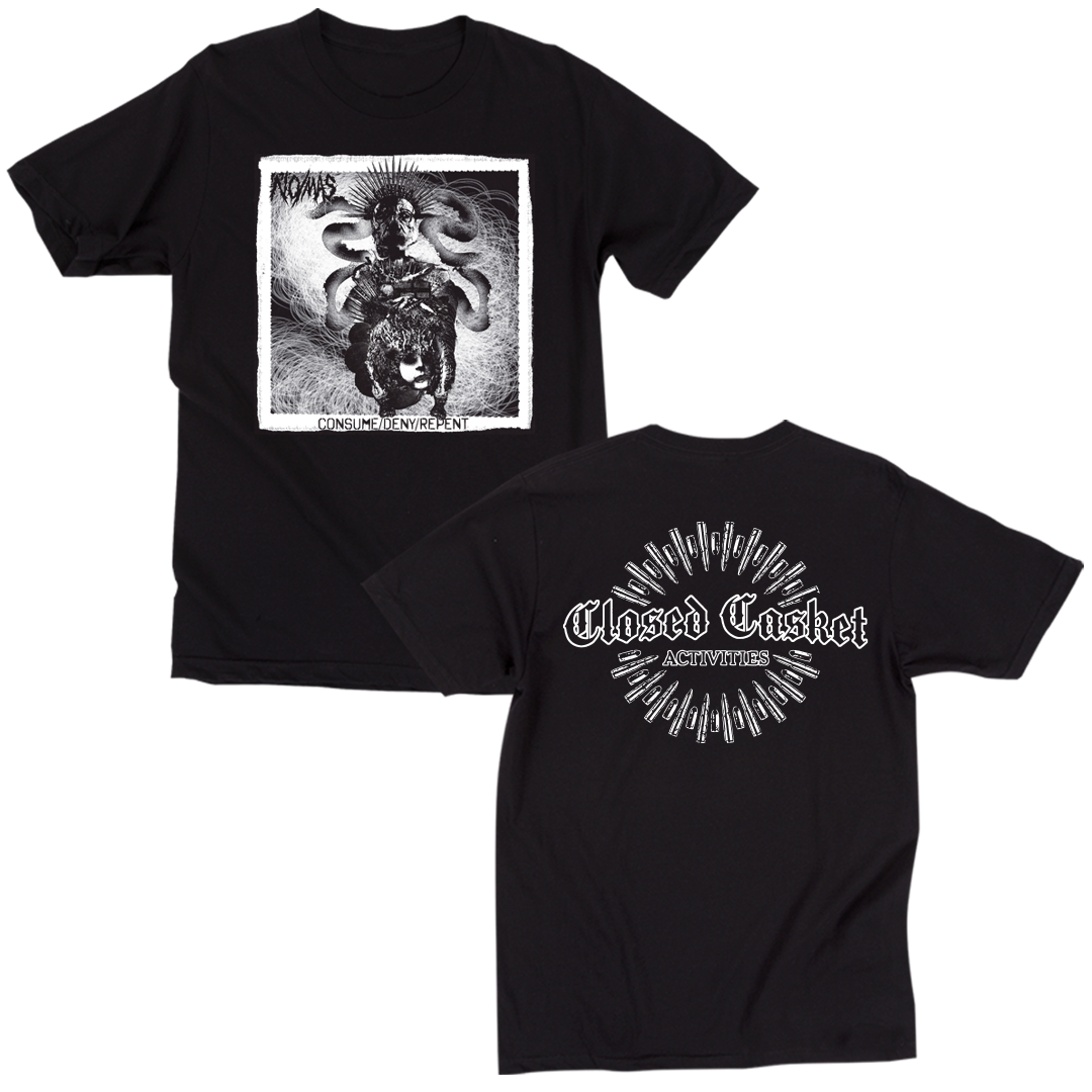 closed-casket-no-m-s-cdr-album-cover-t-shirt-noir-coton image 1