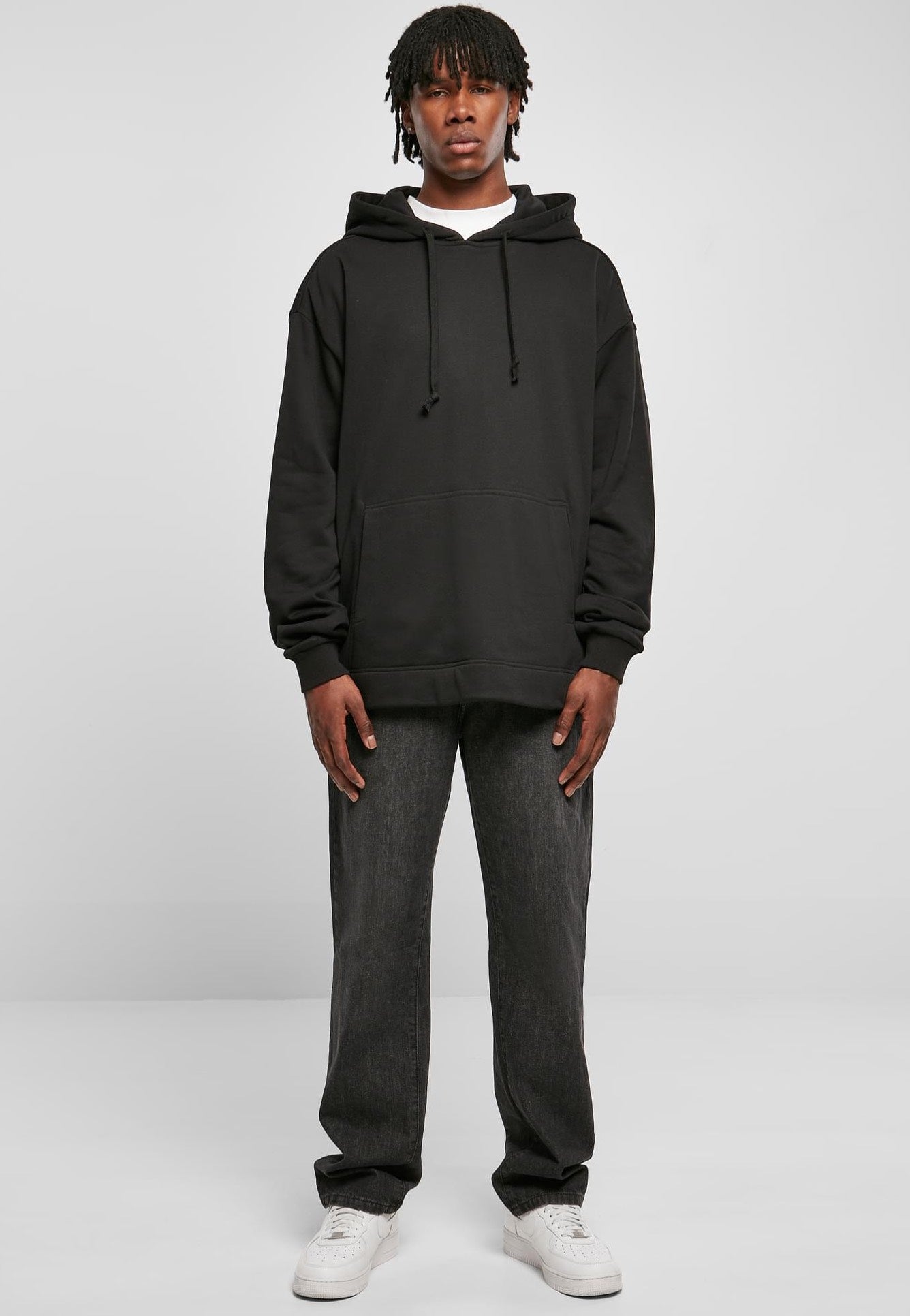urban-classics-big-black-hoodie-sweat-noir-taille-s image 5