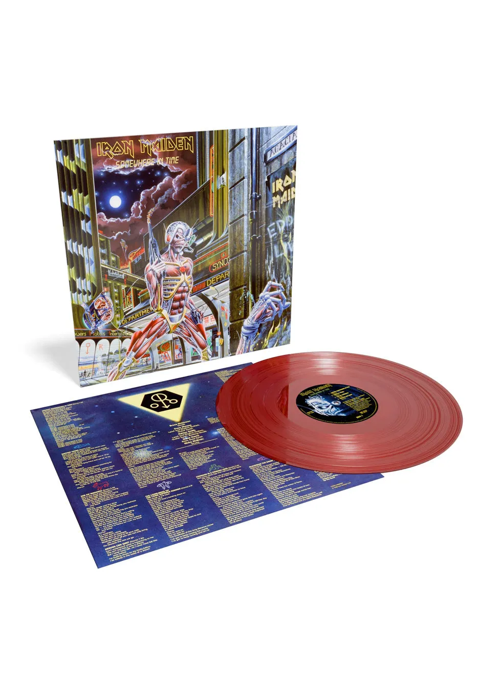 iron-maiden-somewhere-in-time-40th-anniversary-vinyle-oxblood-limit image 1