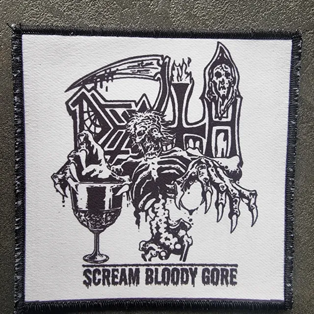 death-scream-bloody-gore-patch-tiss-petit-format image 1