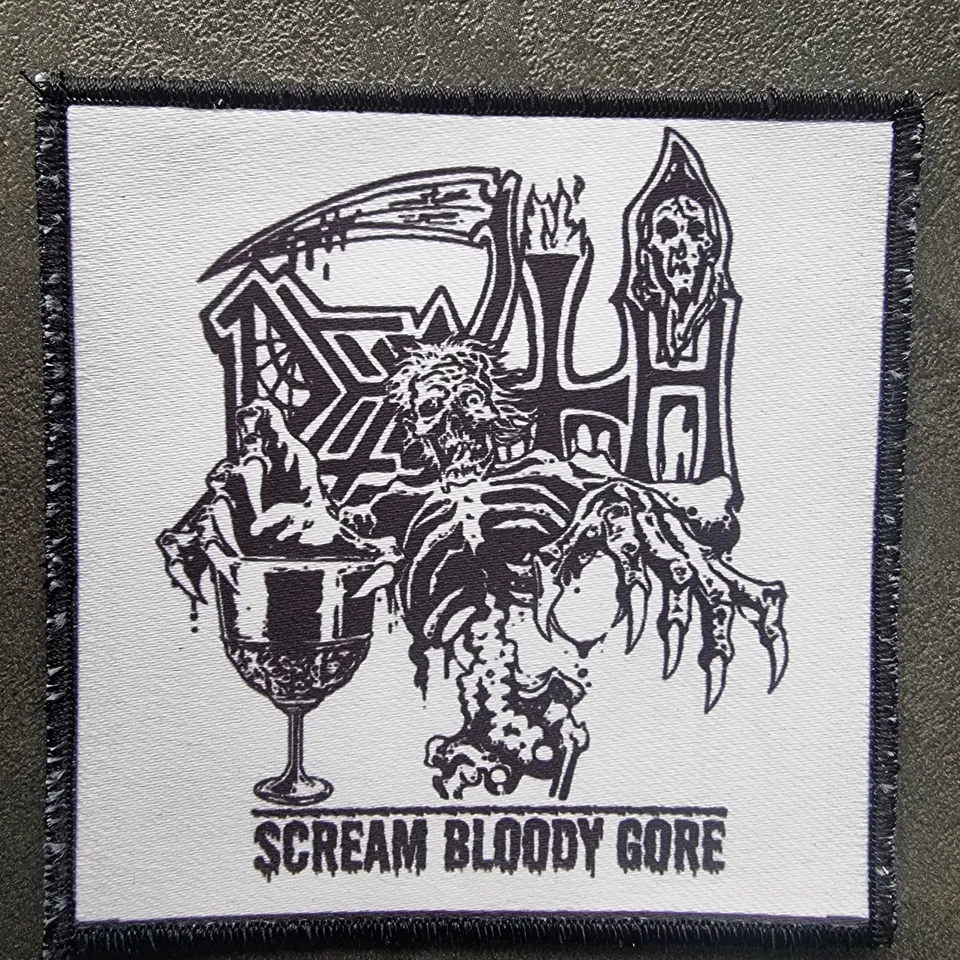 death-scream-bloody-gore-patch-tiss-petit-format image 1