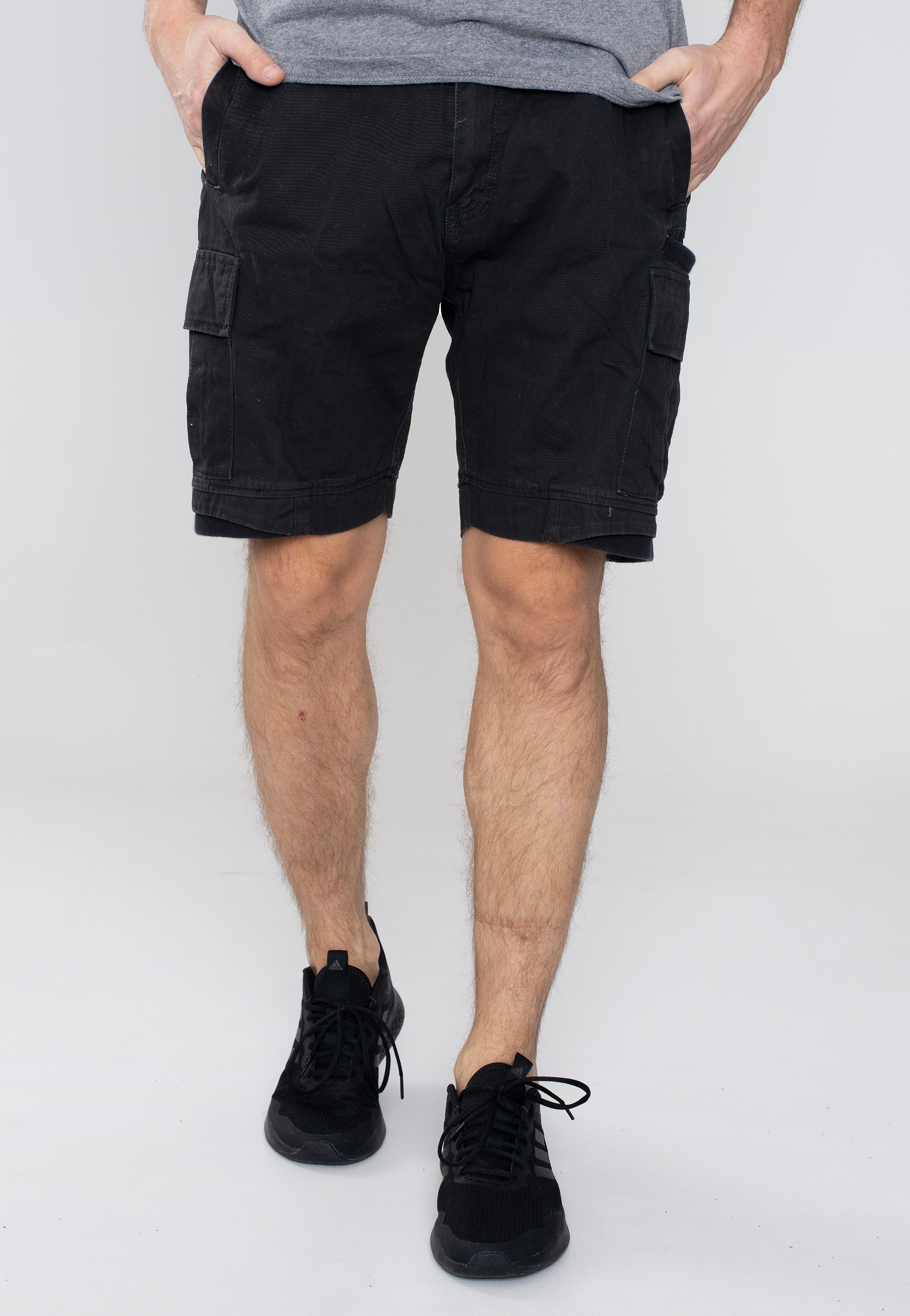 brandit-packham-vintage-black-short-cargo-noir image 1