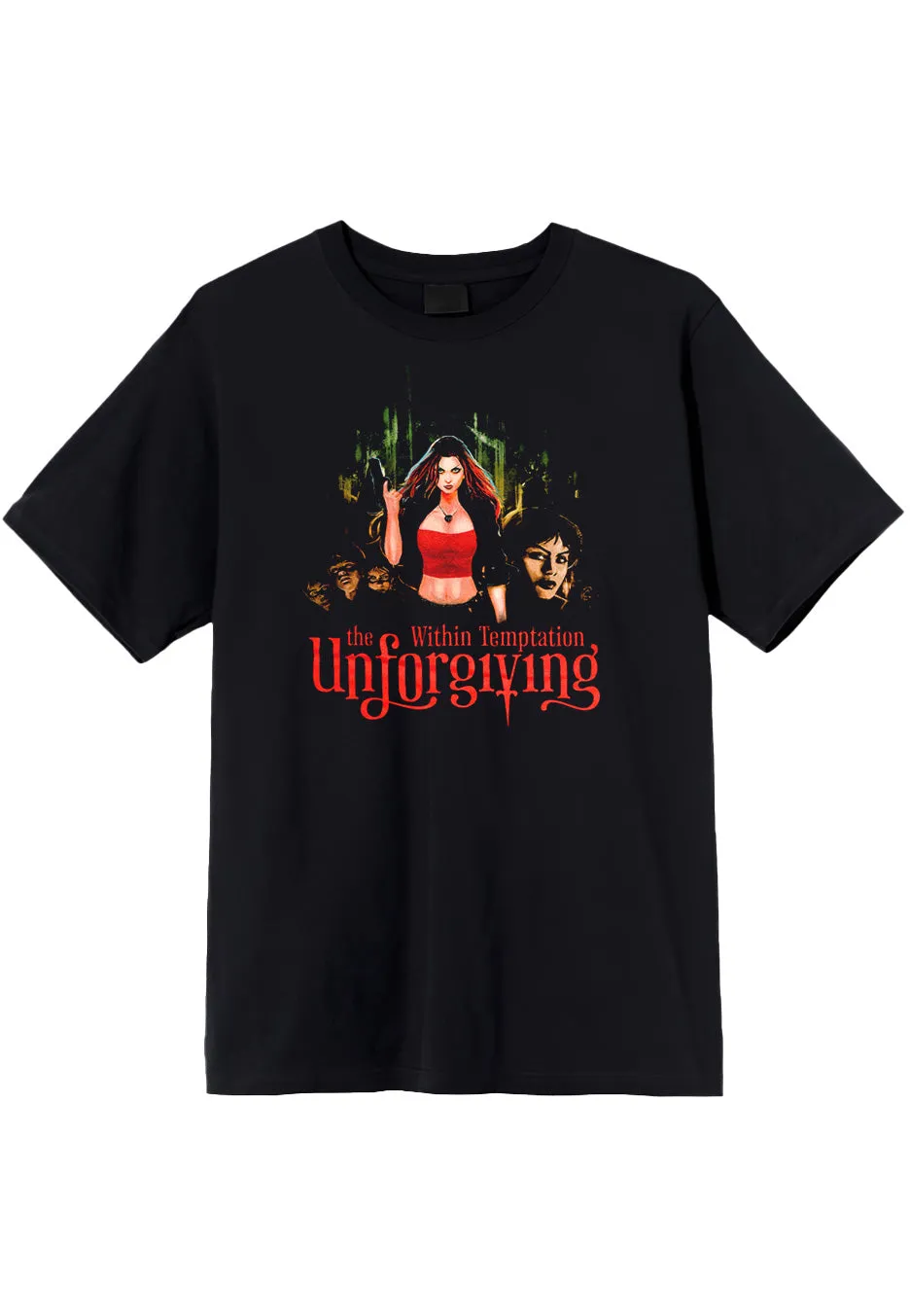 within-temptation-the-unforgiving-t-shirt-noir-m-metal image 1