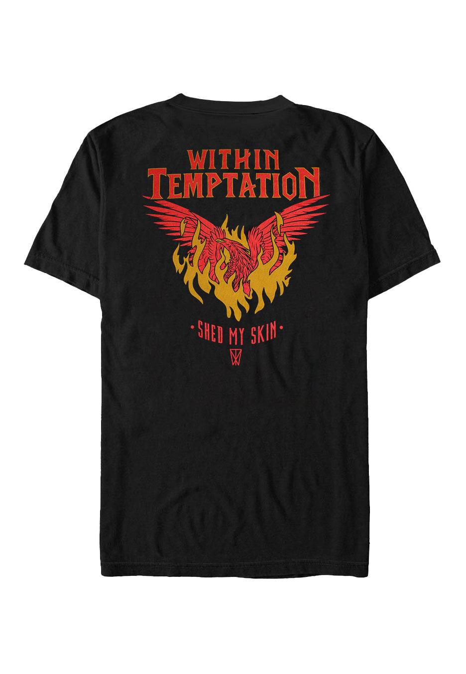 within-temptation-phoenix-t-shirt-noir-homme-metal-symphonique image 2