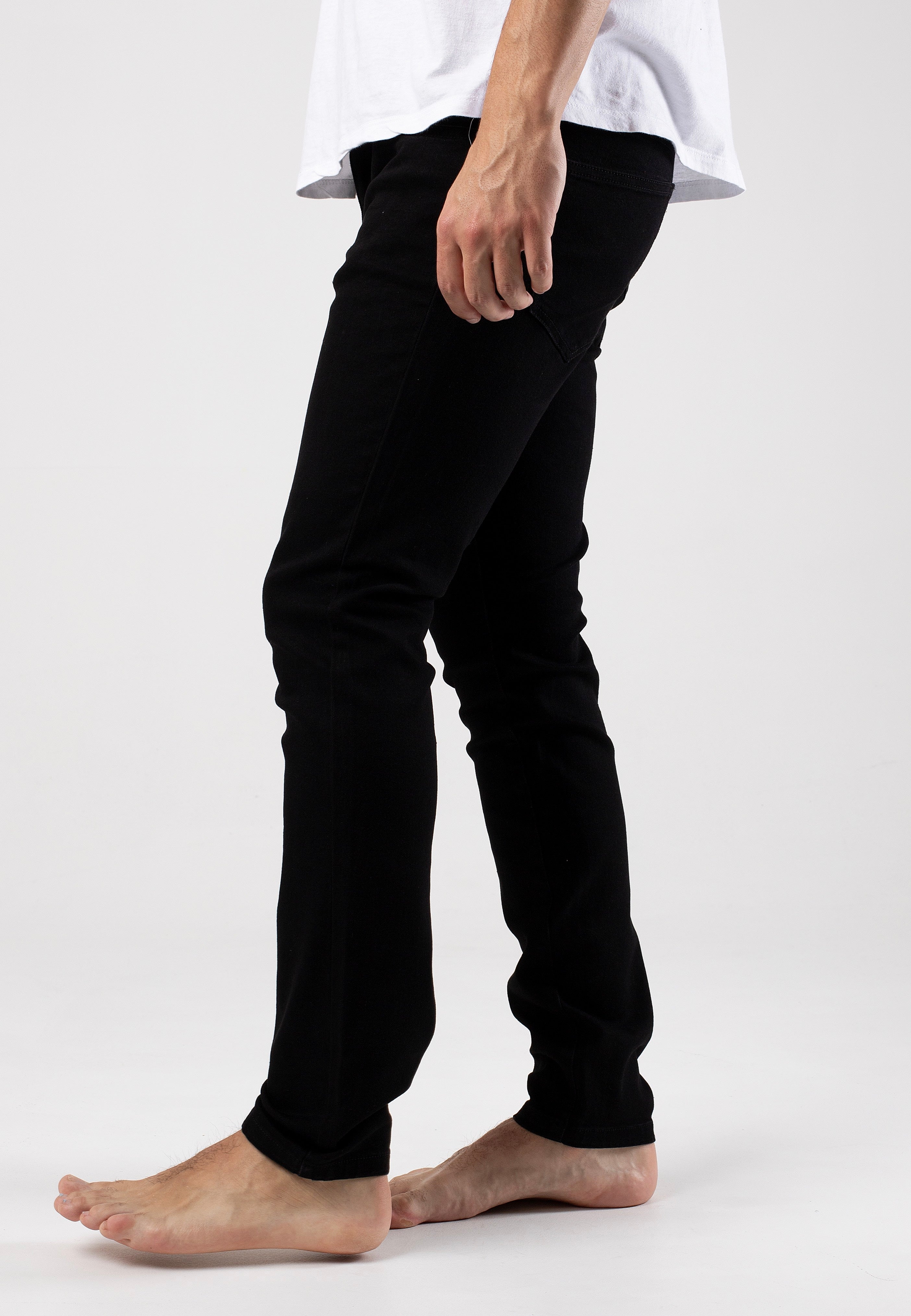 only-sons-warp-skinny-jean-noir-denim-homme image 4