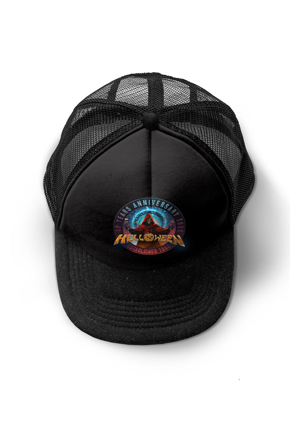 helloween-40-years-keeper-casquette-trucker-noire image 1