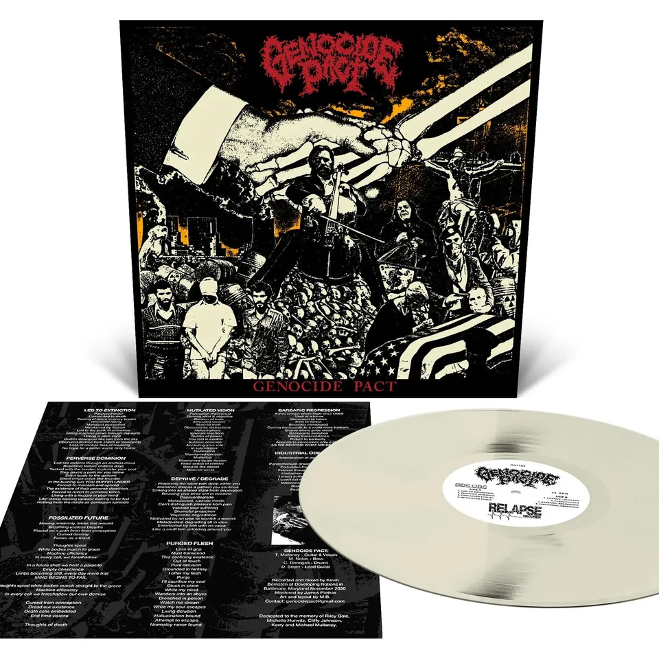 genocide-pact-genocide-pact-lp-vinyle-bone-white image 1