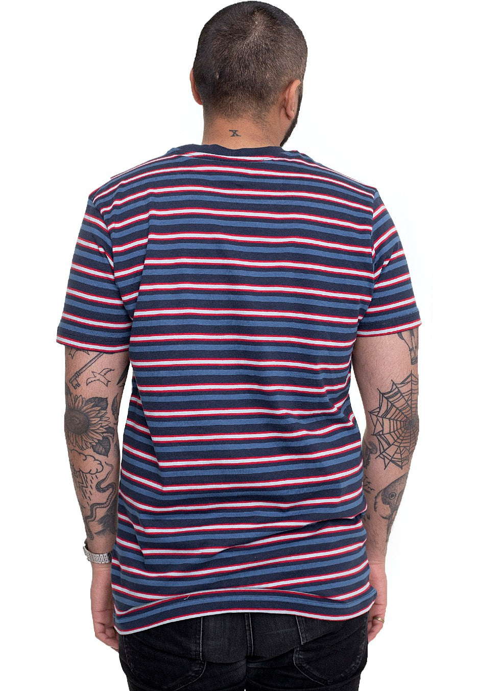 urban-classics-fast-stripe-pocket-t-shirt-bleu-marine image 3
