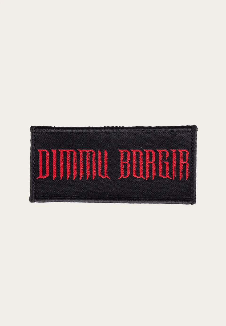 dimmu-borgir-red-logo-patch-cusson-noir-taille-unique image 1