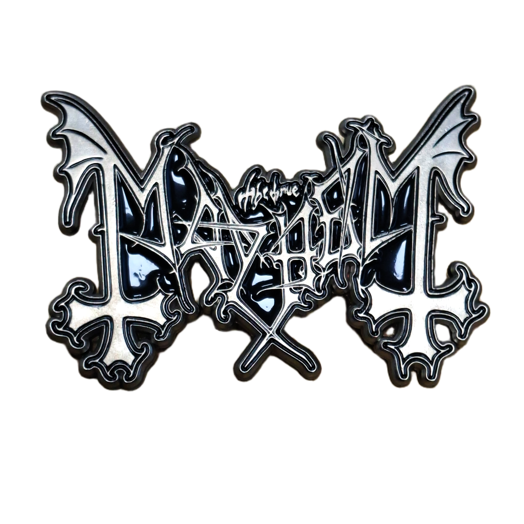 783punx-enamel-pins-mayhem-logo-pinglette-58x40-nickel image 2