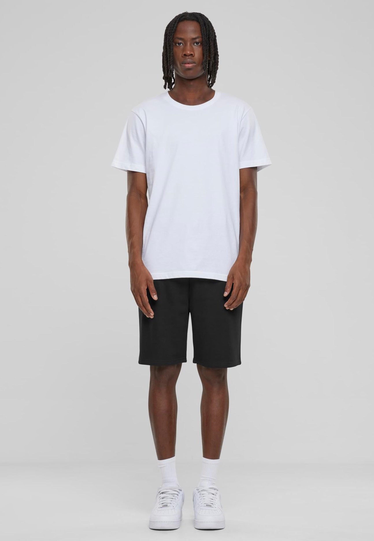 urban-classics-light-terry-black-short-noir-basic image 5