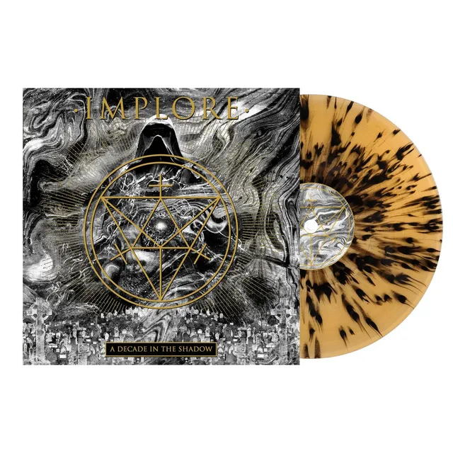 implore-a-decade-in-the-shadow-vinyle-lp-splatter image 1