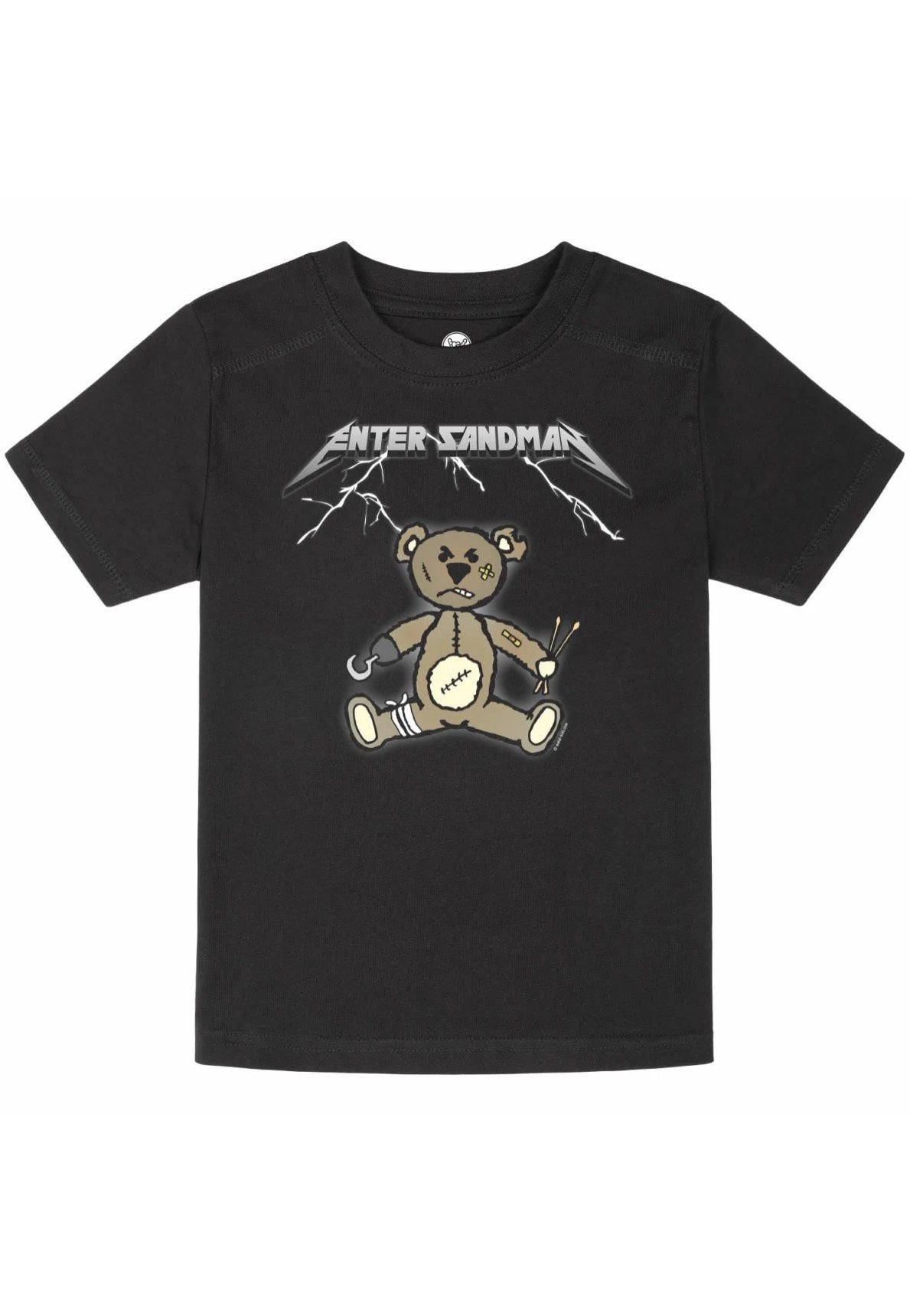 metal-kids-enter-sandman-t-shirt-enfant-noir-durable image 1