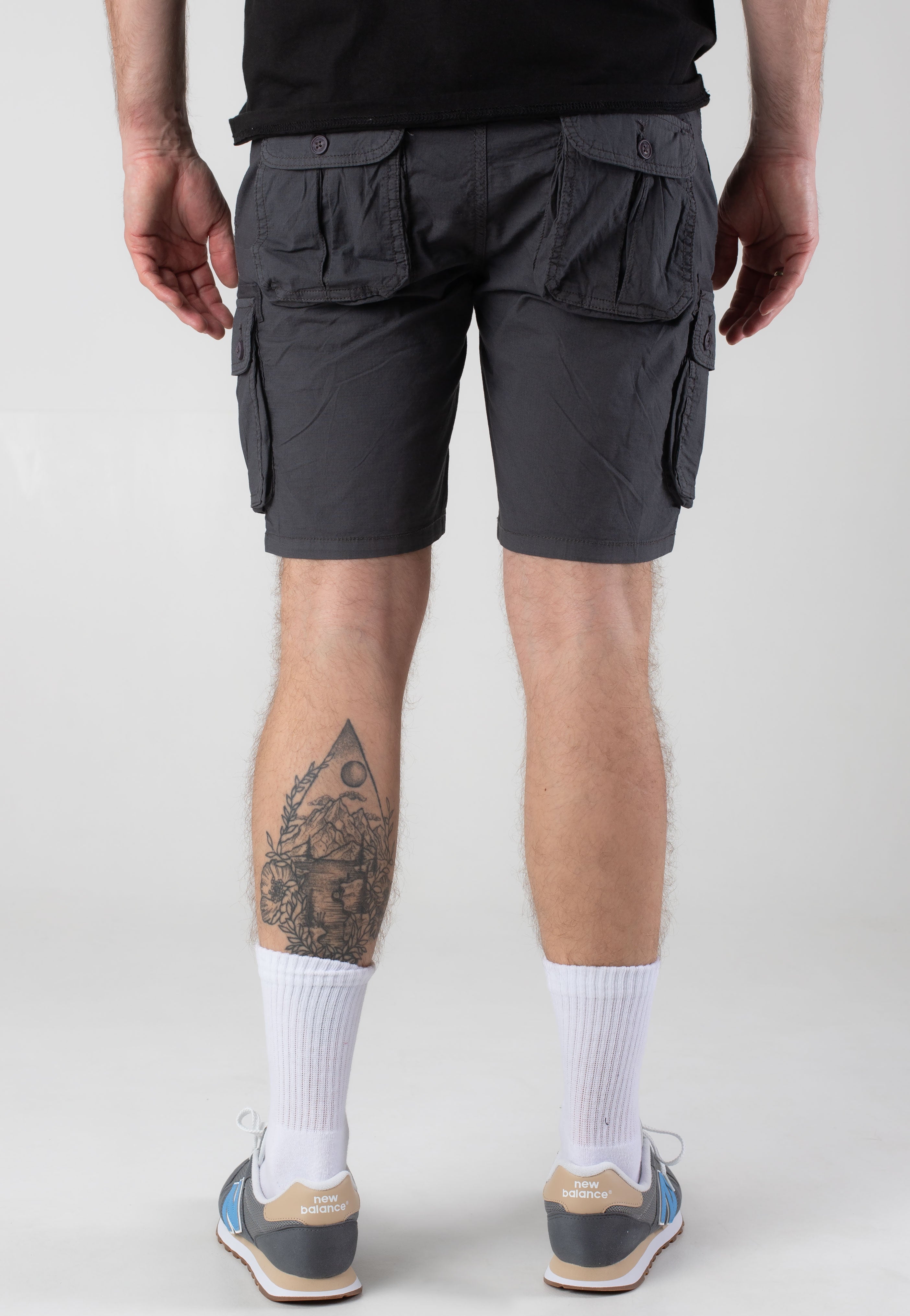 indicode-lanny-short-gris-fonc-homme-streetwear-coton image 4