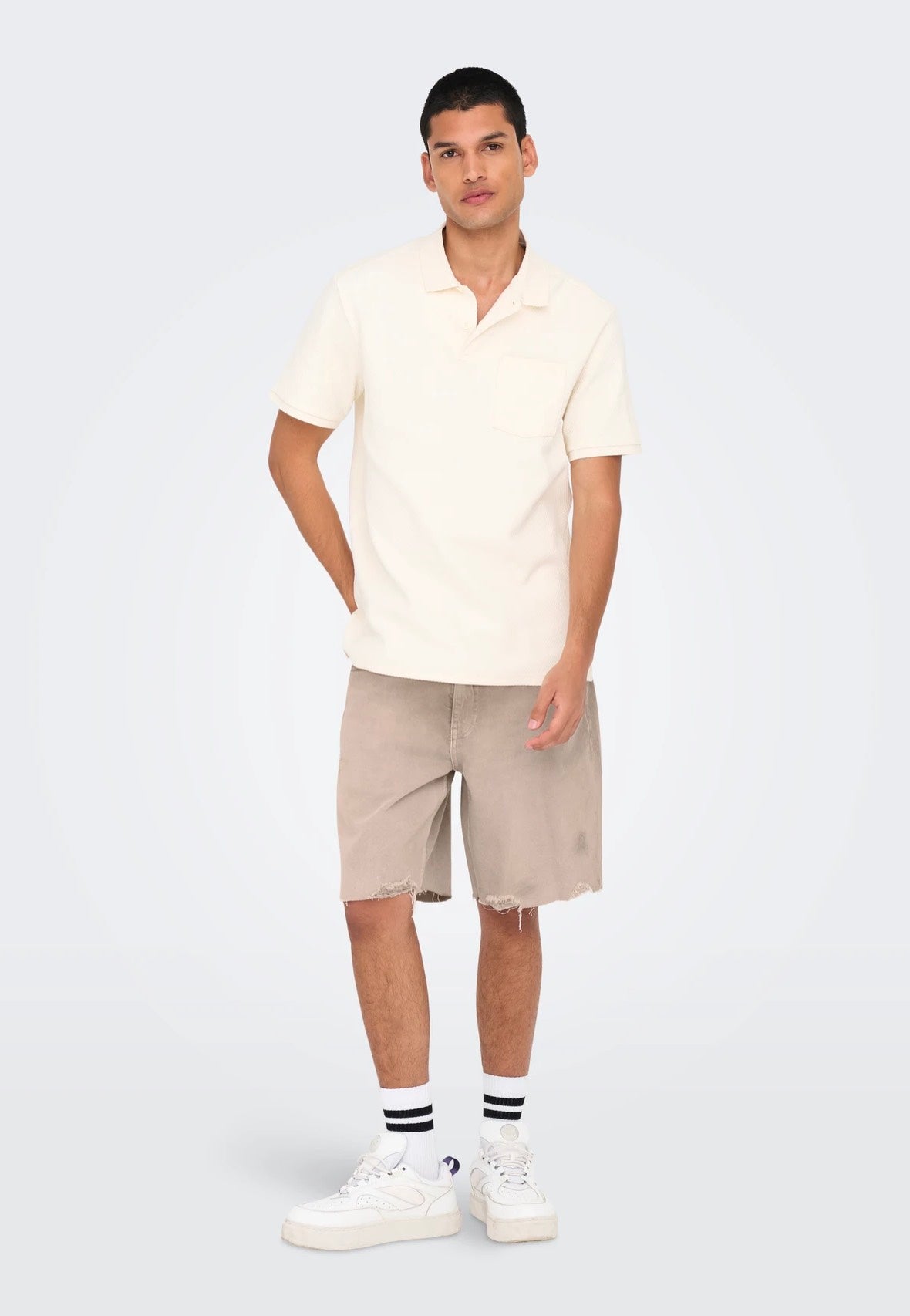 only-sons-edge-short-jean-bleu-d-lav-homme image 2