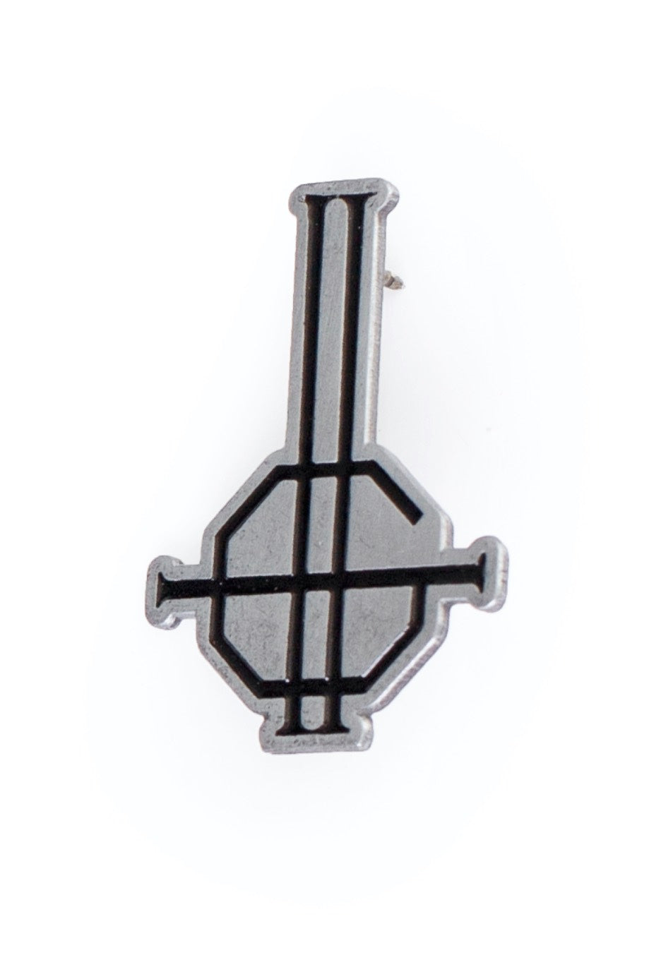 ghost-grucifix-pin-gris-mail-stoner-rock image 1