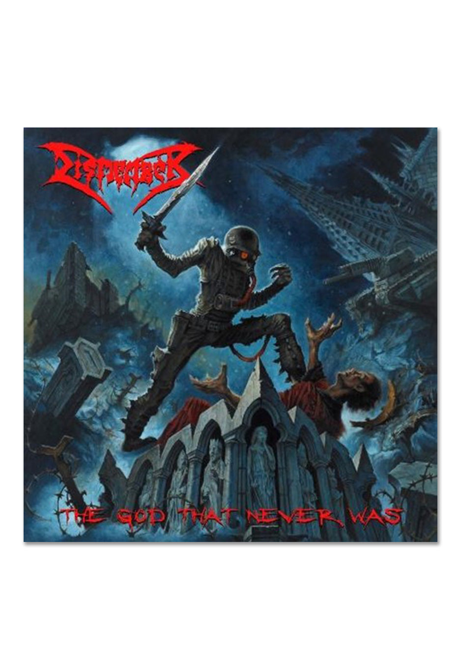 dismember-the-god-that-never-was-vinyle-rouge-noir image 2