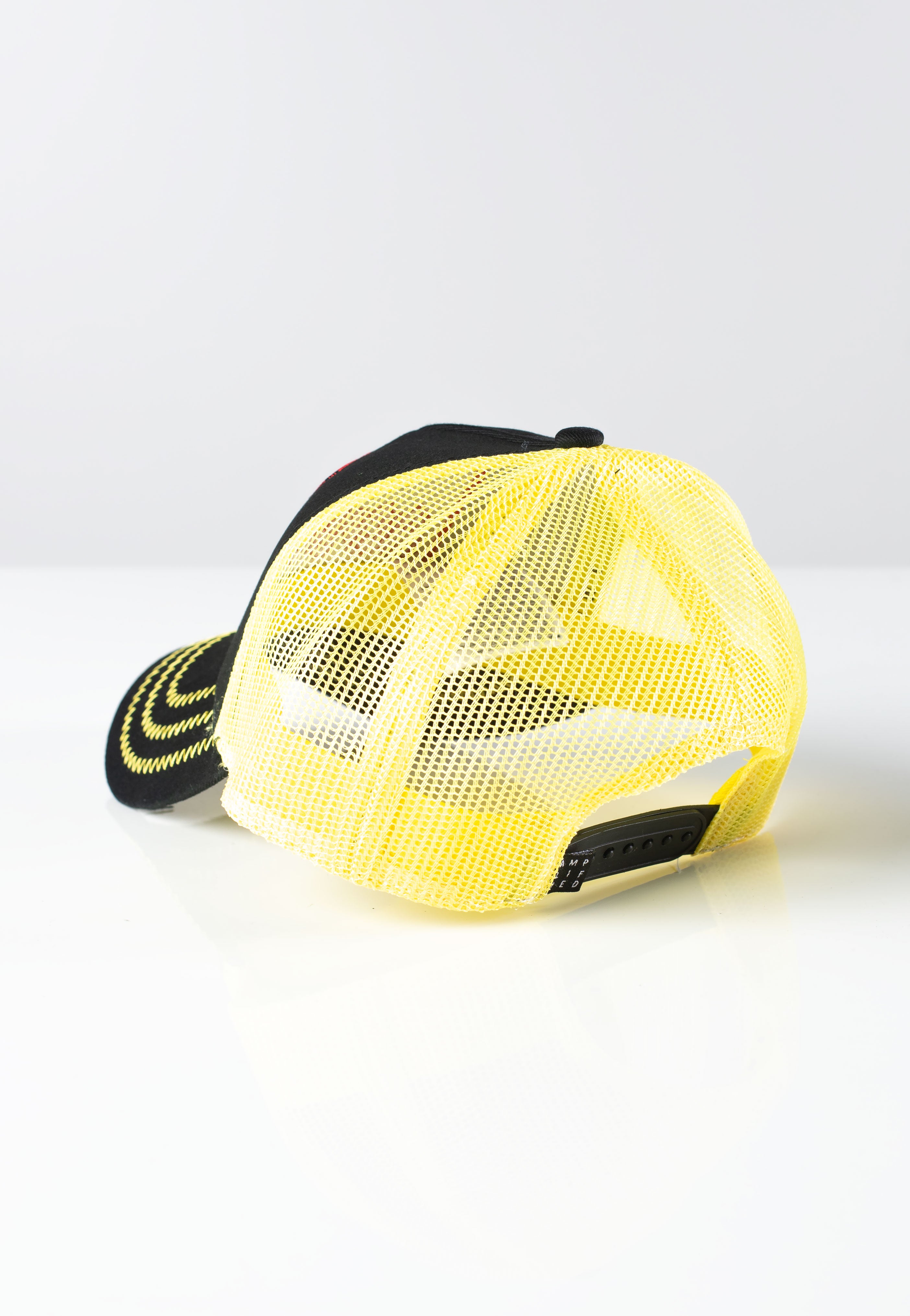 ac-dc-logo-black-yellow-casquette-snapback-jaune image 3