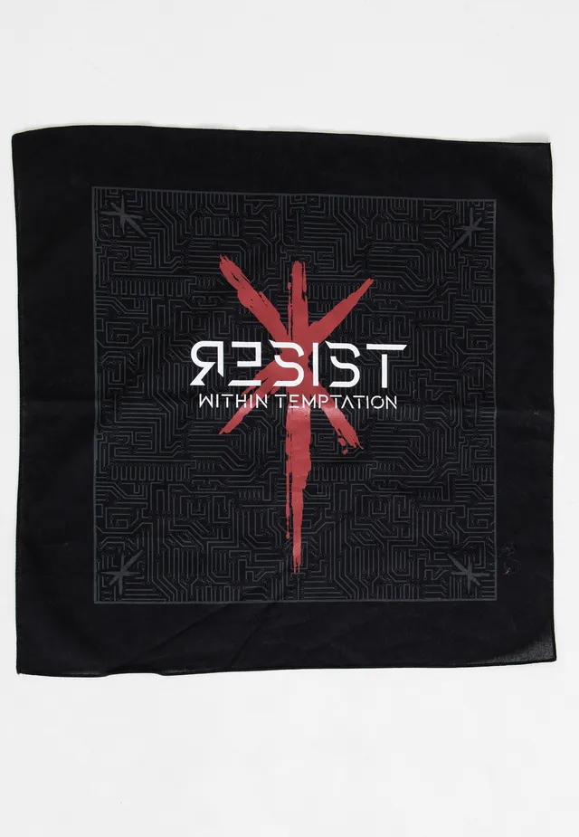 within-temptation-dragonfly-circuit-bandana-noir-taille-unique image 1