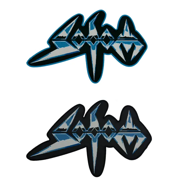 sodom-logo-patch-tiss-oversized-12-pouces-noir image 1